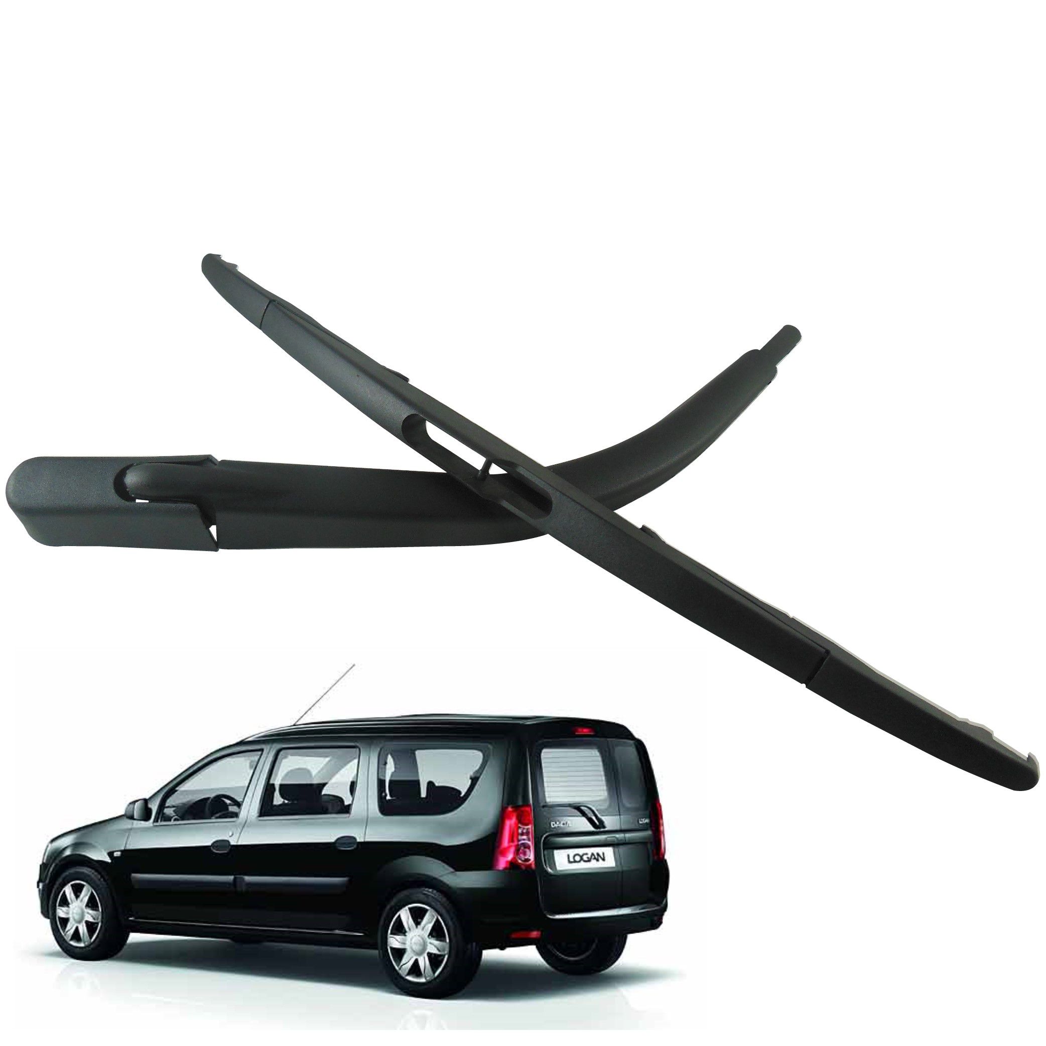 Dacia Logan SW Arka Cam Silecek Kolu Ve Sileceği Komple Takım 2007-2013 Dacia Logan SW Arka Cam Silecek Kolu Ve Sileceği Komple Takım 2007-2013